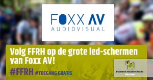 Volg FFRH op schermen van Foxx AV