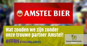 Onze trouwe partner Amstel