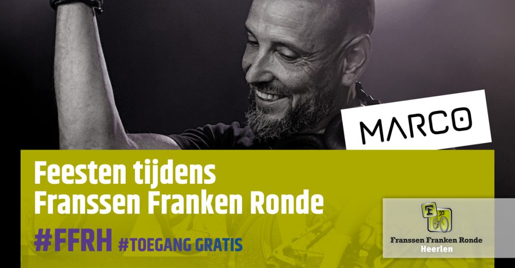 Muziek programma tijdens de Franssen Franken Ronde Heerlen